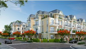 Phối cảnh khu nhà phố biệt thự The Solina Khang Điền phong cách tân cổ điển